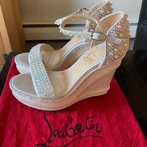 Spiked Christian Lou boutin wedges